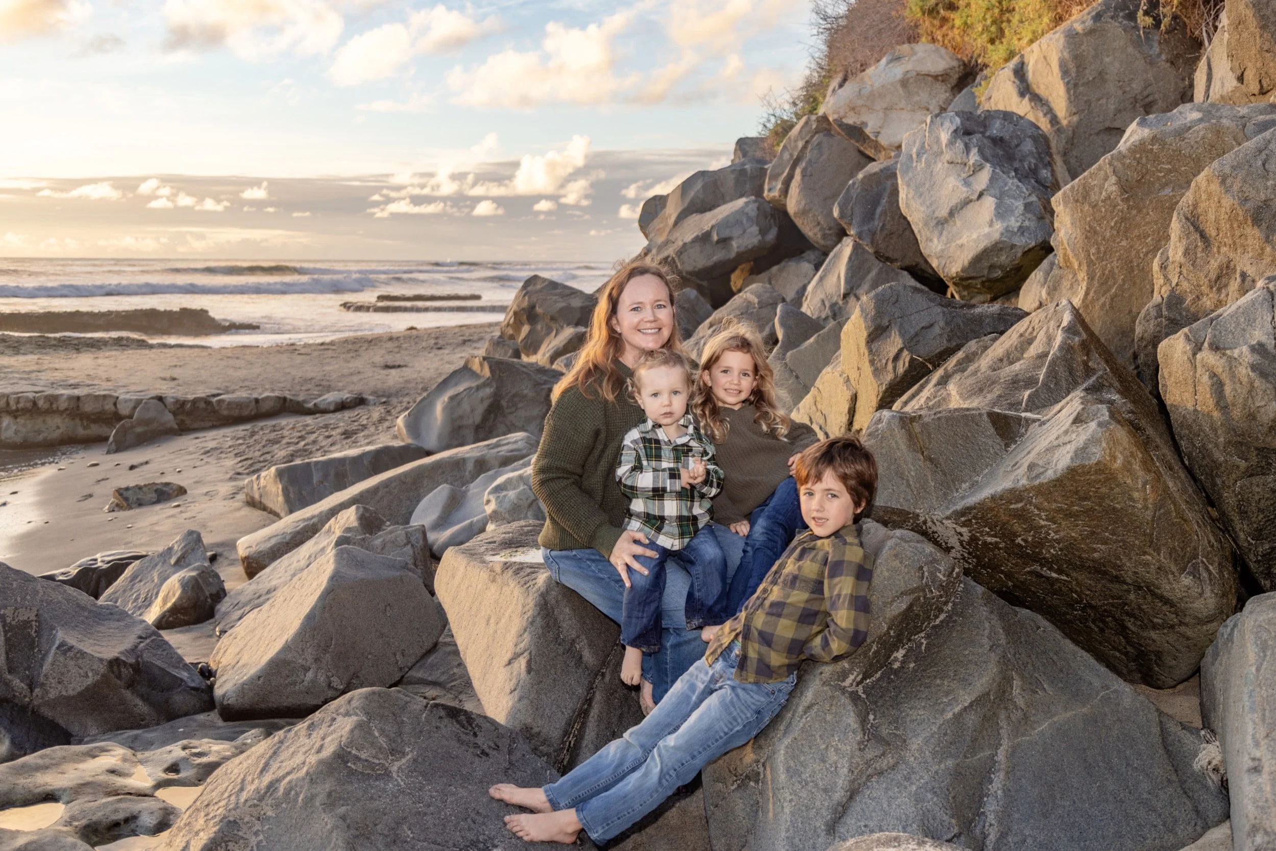Family Portraits Swamis Beach Encinitas San Diego 3