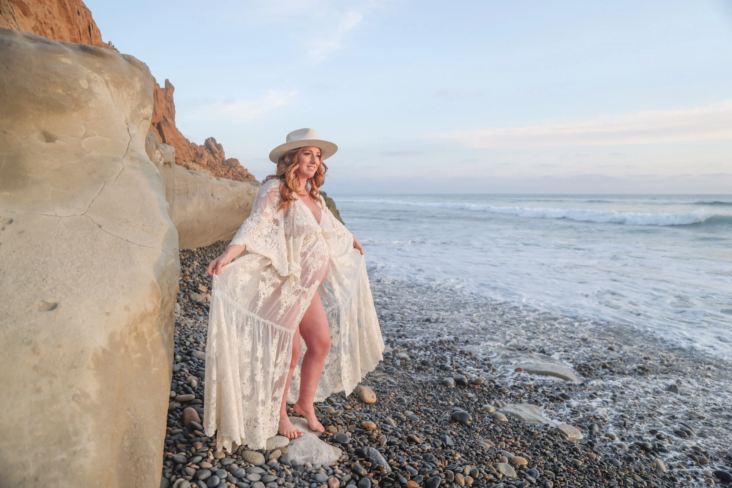 Maternity Portraits Carlsbad Ca Beach 8