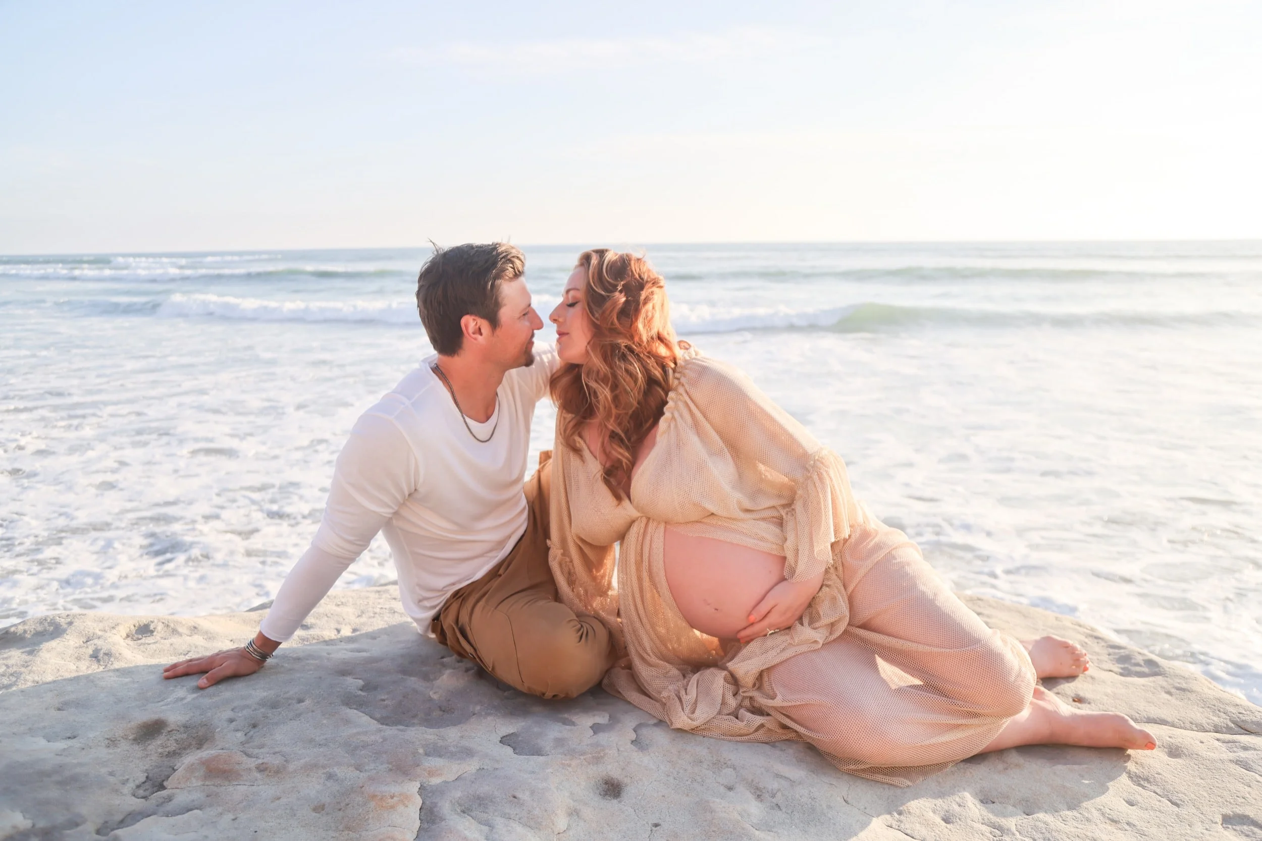 Maternity Portraits Carlsbad Ca Beach 6