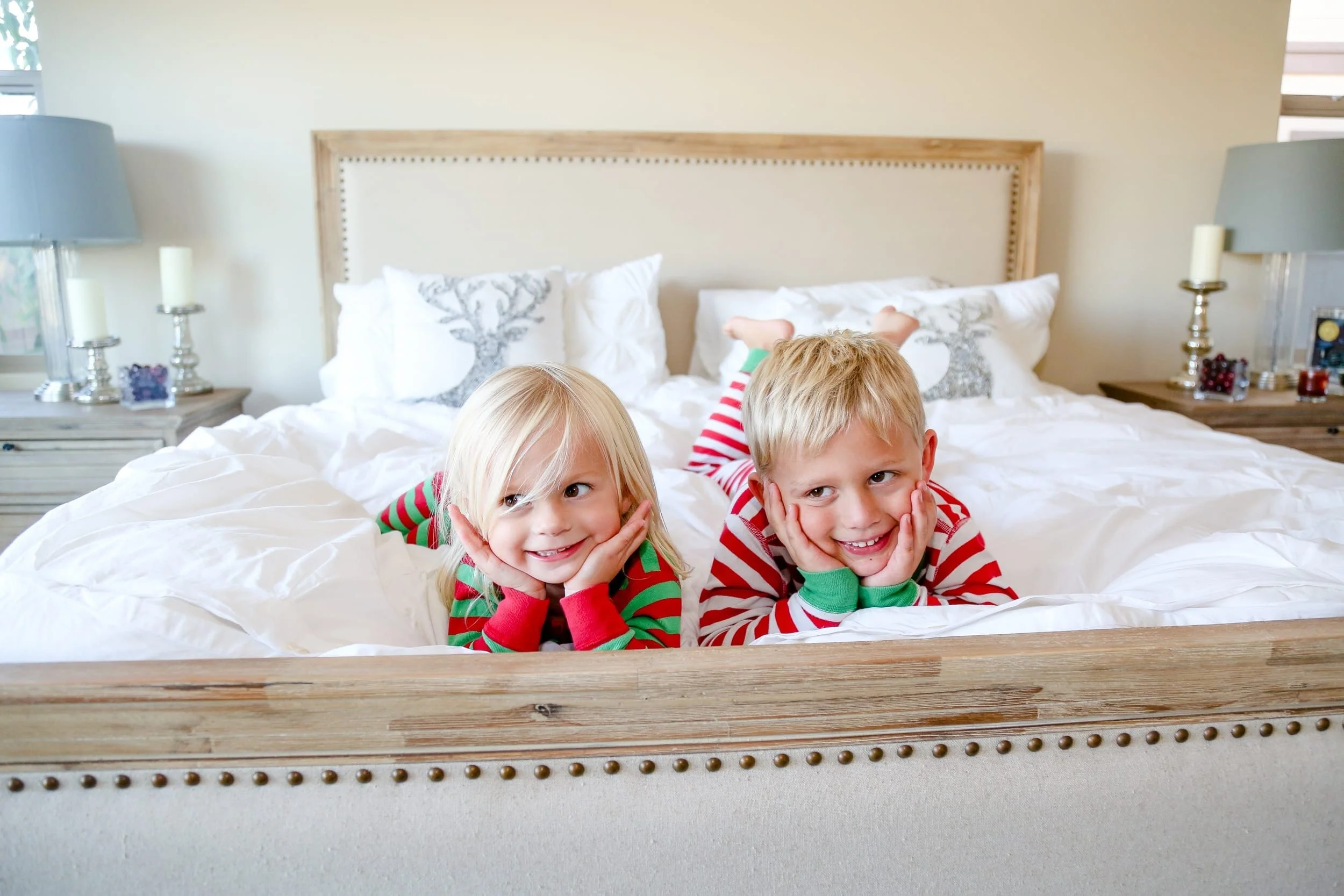 Family Christmas Pajamas in Home Nat Warr Photography 6