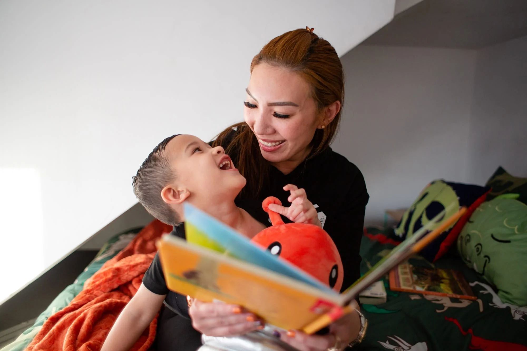 Pajamas and Books Commercial Nat Warr Photography 15