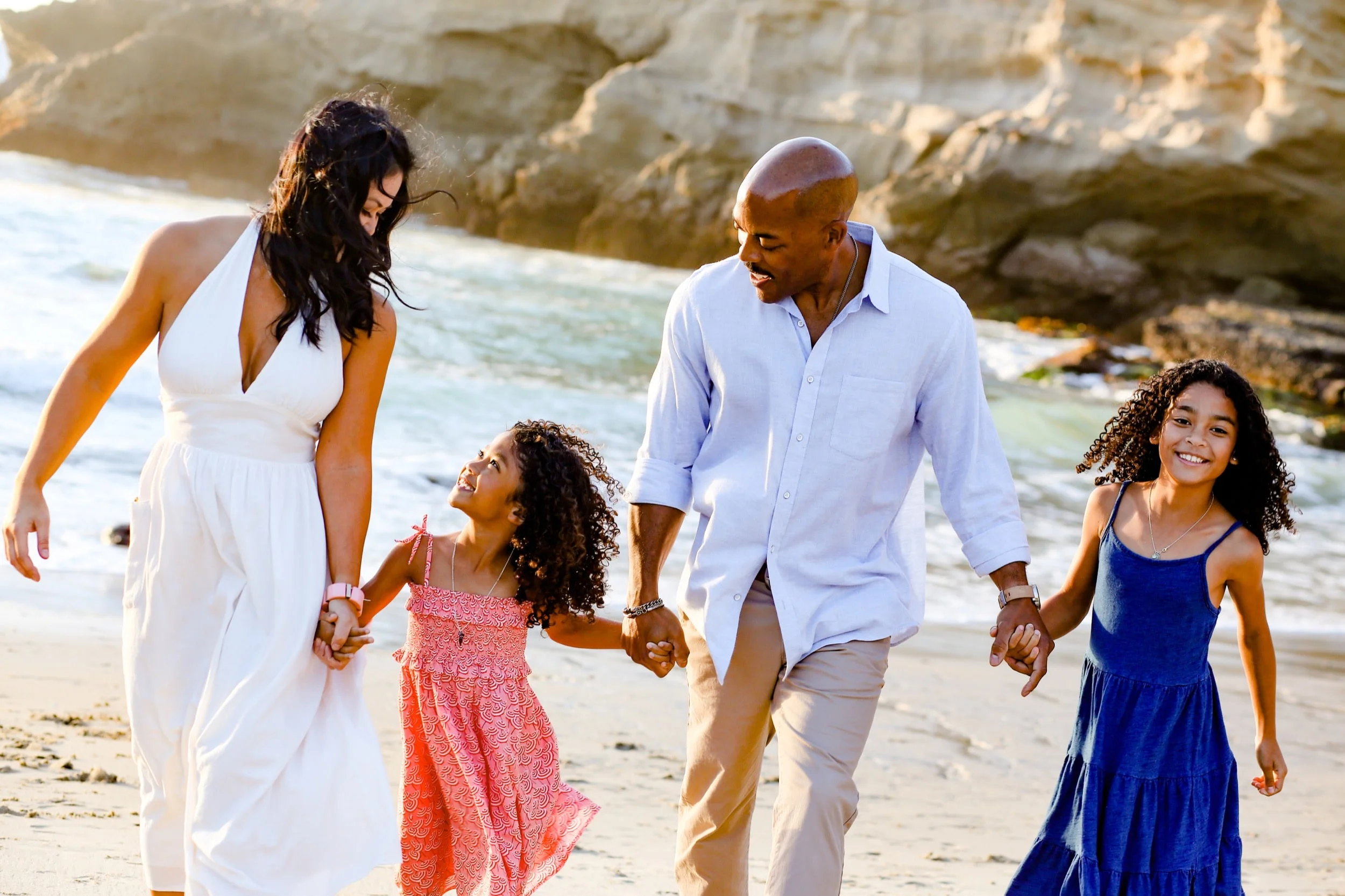 Family at Laguna Beach