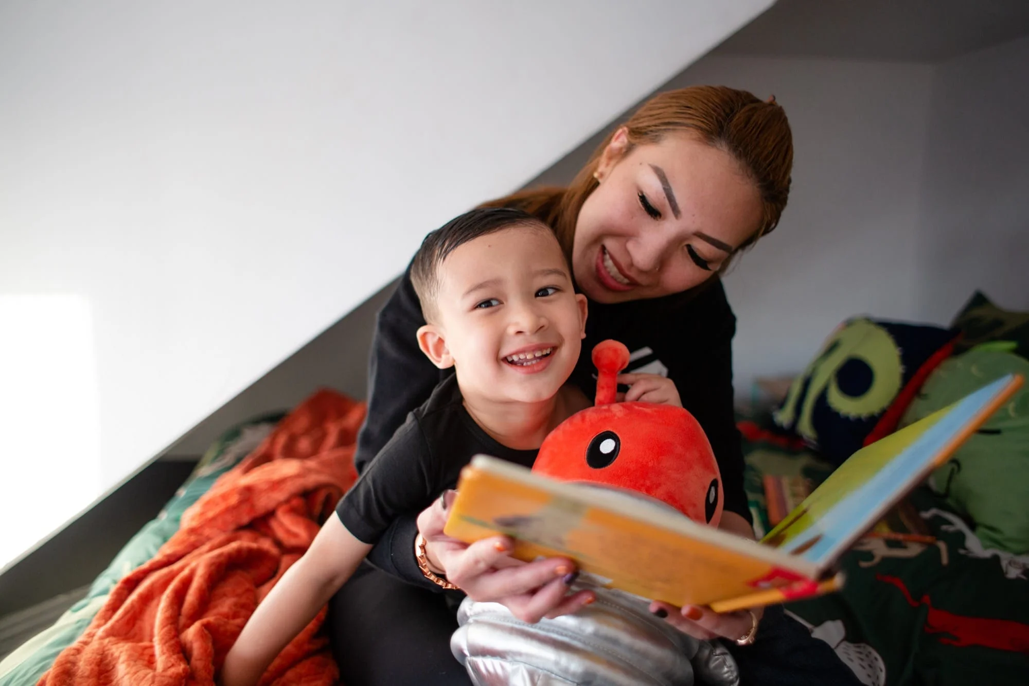 Pajamas and Books Commercial Nat Warr Photography 5