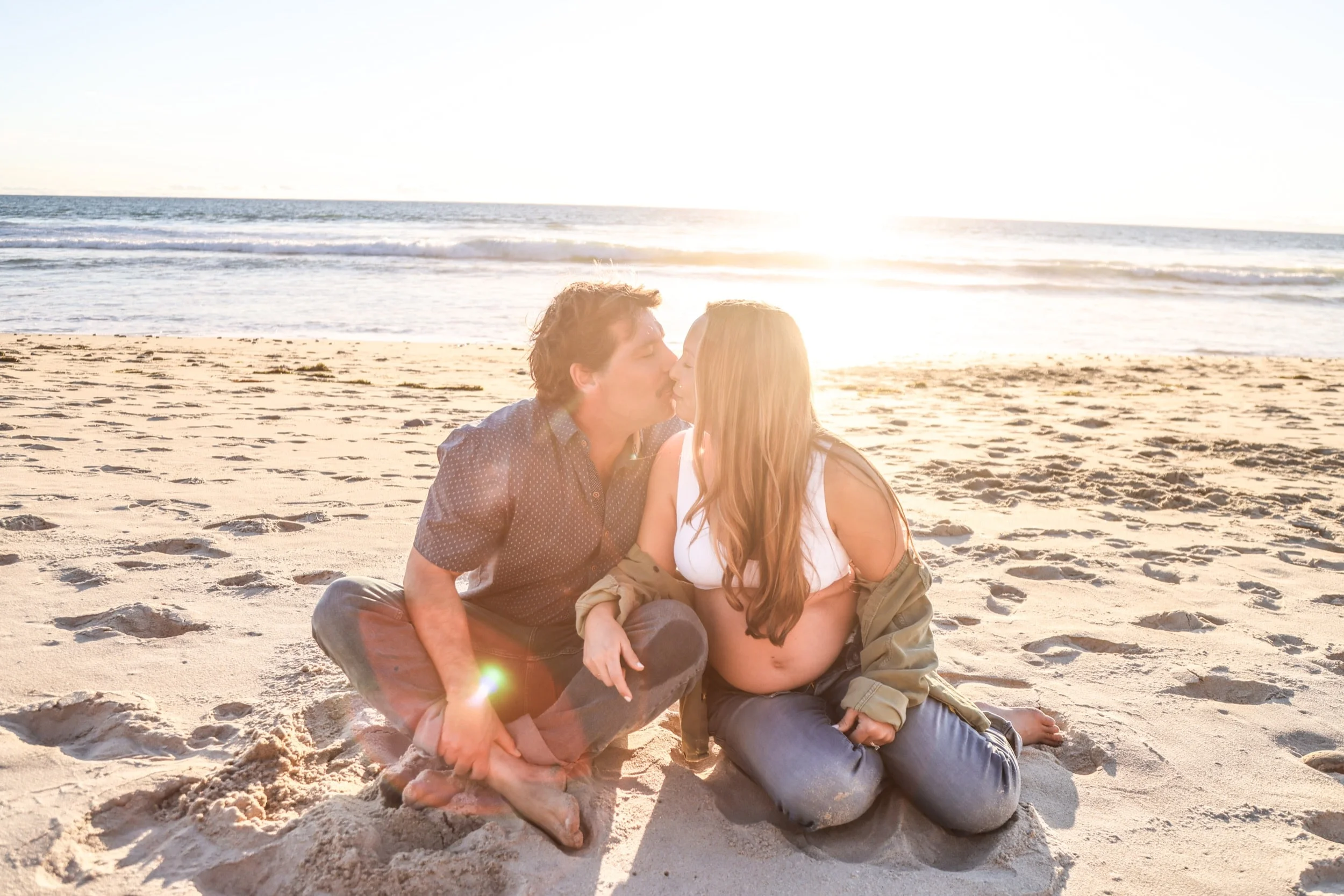 Maternity Portraits Beach San Diego 1