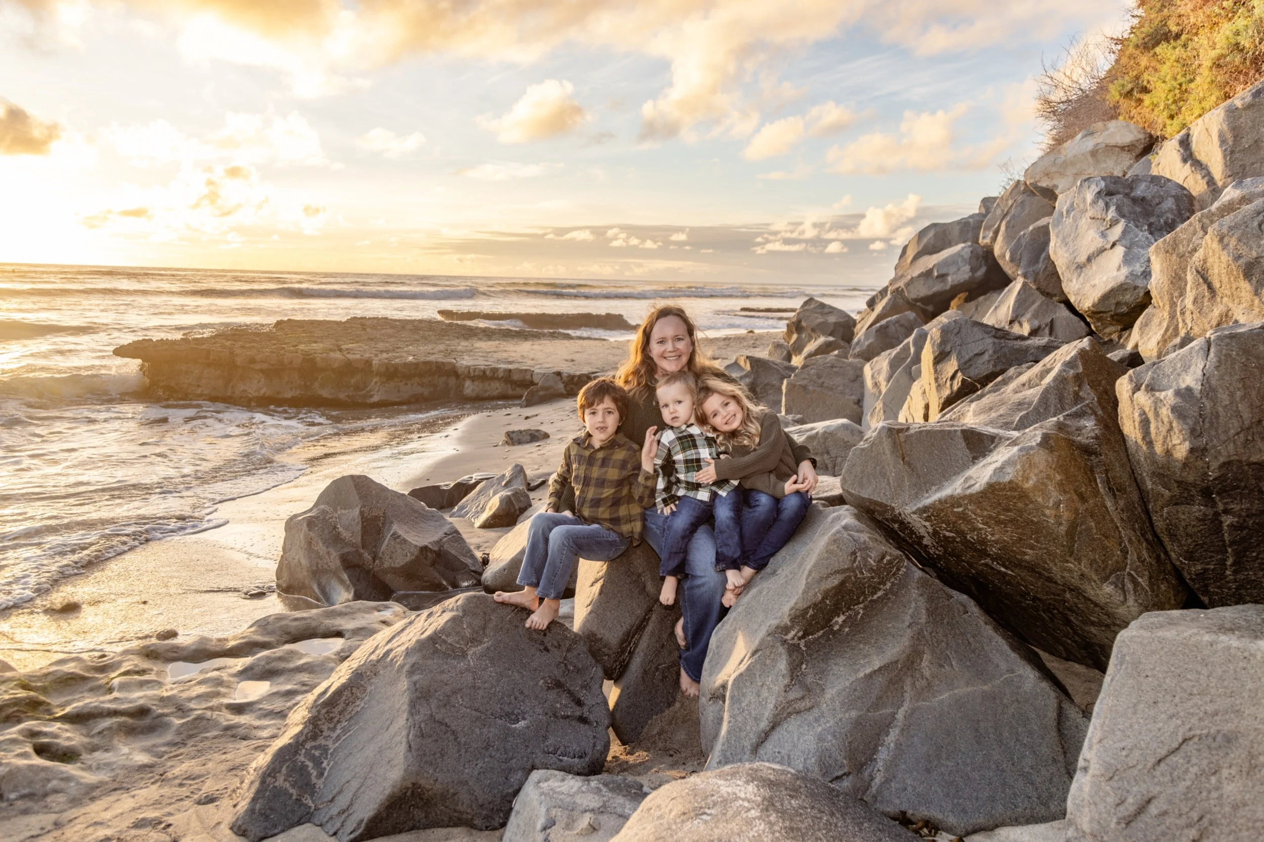 Family Portraits Swamis Beach Encinitas San Diego 4