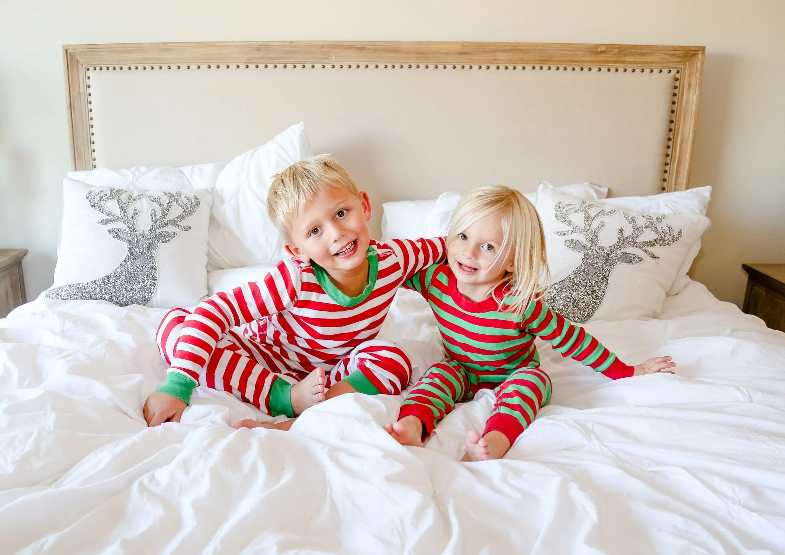 Family Christmas Pajamas in Home Nat Warr Photography 2